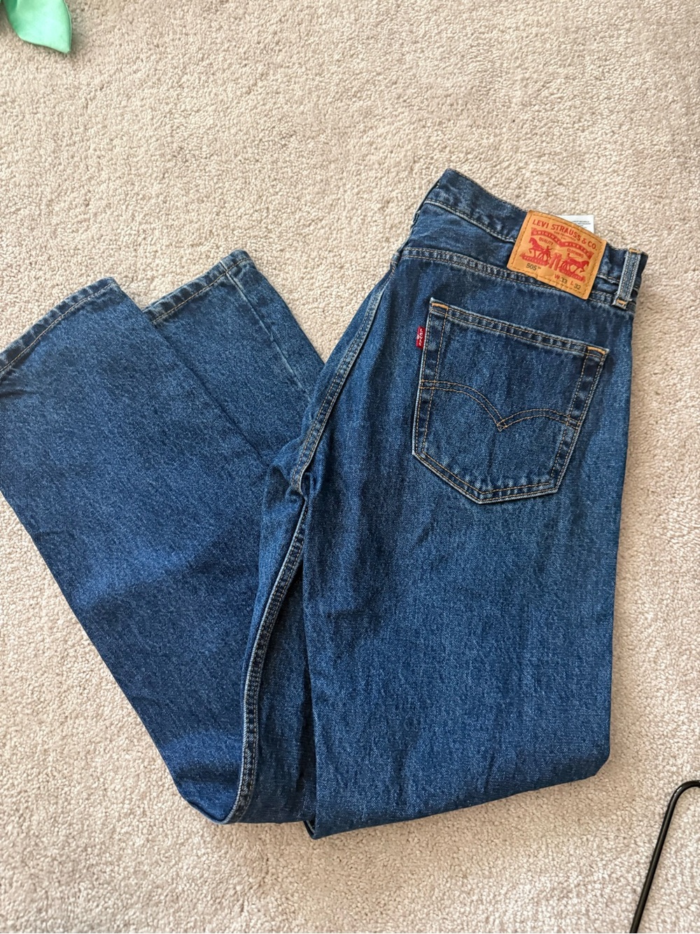 Levi's Men's Dark Blue Straight Jeans